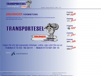 transportesel.de Webseite Vorschau