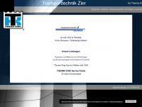 transporttechnik-zier.de Webseite Vorschau