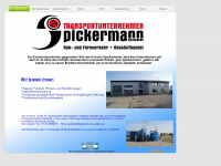 transportunternehmen-spickermann.de Webseite Vorschau