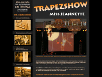 trapezshow.de Webseite Vorschau