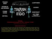 trash-ego.de Webseite Vorschau