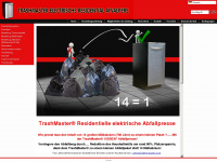 trashmaster.de Webseite Vorschau