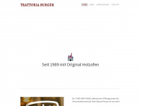 trattoria-burger.ch Webseite Vorschau