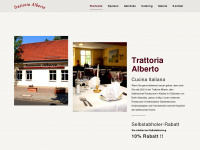 trattoria-alberto.de Webseite Vorschau