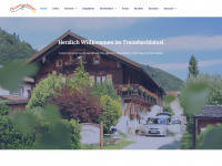 traunbachhausl.de Webseite Vorschau
