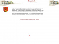 trausdorf.at Webseite Vorschau