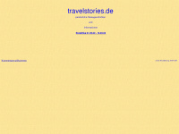 travelstories.de Webseite Vorschau