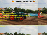 trecker-club-broeckel.de Webseite Vorschau