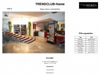 trendclub.at Webseite Vorschau