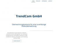 trendcom.ch Webseite Vorschau