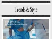 trendsandstyle.ch Webseite Vorschau