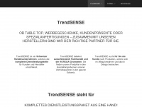 trendsense.ch Webseite Vorschau