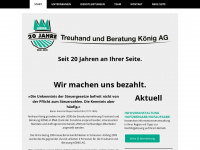 treuhandkoenig.ch Webseite Vorschau