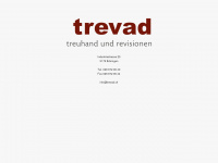 trevad.ch Webseite Vorschau