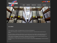 tricolore.de Webseite Vorschau