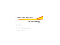 triendl-transporte.at Webseite Vorschau