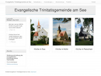trinitatis-am-see.de Webseite Vorschau