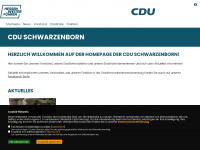 cdu-schwarzenborn.de Webseite Vorschau