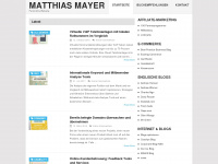 matmayer.de Webseite Vorschau