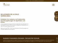 althaus-innenausbau.de Webseite Vorschau