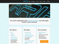 arifol.de Webseite Vorschau