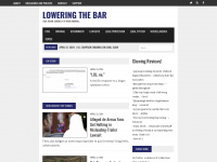 loweringthebar.net Webseite Vorschau