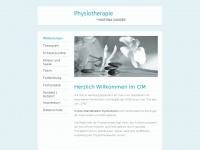 physiotherapie-sander.de Webseite Vorschau