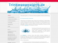 trinkwasseralarm.de Webseite Vorschau