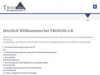 triolog-personal.de Webseite Vorschau