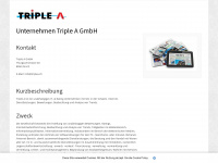 triplea.ch Webseite Vorschau