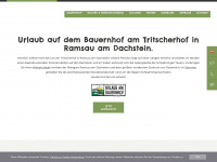 tritscherhof.at Webseite Vorschau