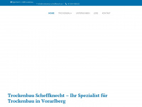 trockenbau-scheffknecht.at Webseite Vorschau