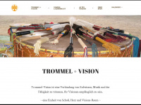 trommel-vision.de Webseite Vorschau