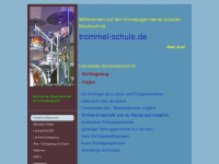 trommel-schule.de Webseite Vorschau