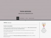 tropaservices.ch Webseite Vorschau