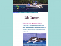 tropical-sailing.de Webseite Vorschau