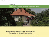 troppacher.co.at Webseite Vorschau