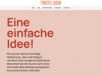 trotz-dem.ch Webseite Vorschau