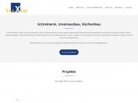 troxler-schreinerei.ch Webseite Vorschau