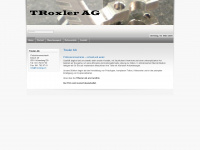 troxlerag.ch Webseite Vorschau