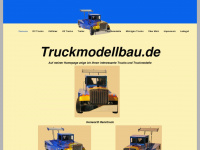 truckmodellbau.de Webseite Vorschau