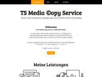 ts-media-copy-service.de Webseite Vorschau