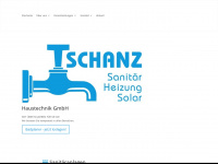 tschanz-ht.ch Webseite Vorschau