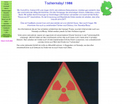 tschernobyl1986.de Webseite Vorschau