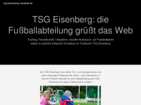 tsg-eisenberg-fussball.de Webseite Vorschau