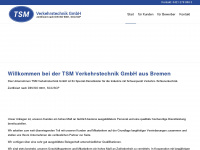 tsm-verkehrstechnik.de Webseite Vorschau