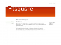 tsquare.ch Webseite Vorschau