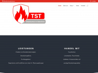 tst-brandschutz.at Webseite Vorschau