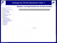 tsv-djk-oberdiendorf.de Webseite Vorschau