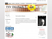 tsv-doerzbach-tennis.de Webseite Vorschau